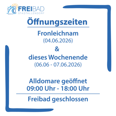 Freibad geschlossen