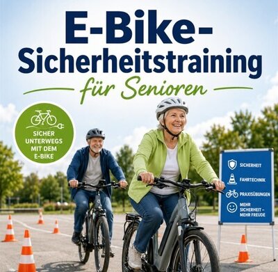 Bild vergr&ouml;&szlig;ern: Sicherheitstraining E-Bike Senioren