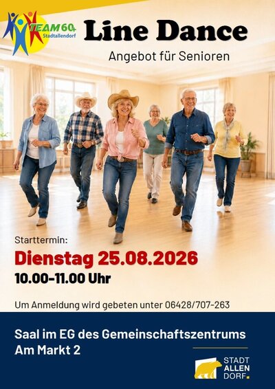 Bild vergr&ouml;&szlig;ern: Line Dance Plakat Presse