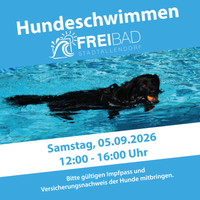 Bild vergr&ouml;&szlig;ern: Hundeschwimmen 2026