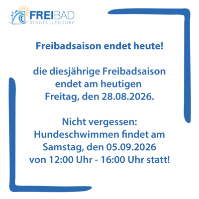 Bild vergr&ouml;&szlig;ern: Freibadsaison endet