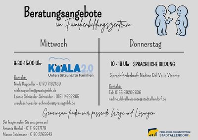 Bild vergr&ouml;&szlig;ern: Beratungsangebote