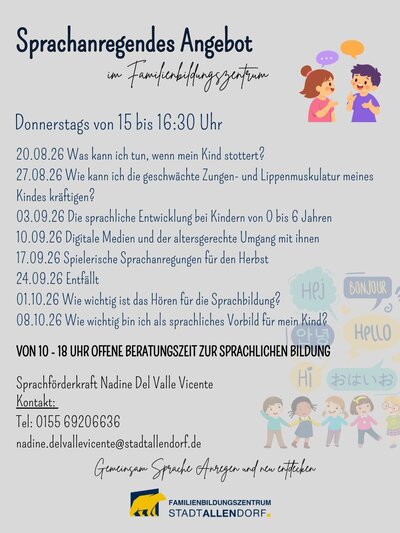 Bild vergr&ouml;&szlig;ern: Sprachf&ouml;rderung