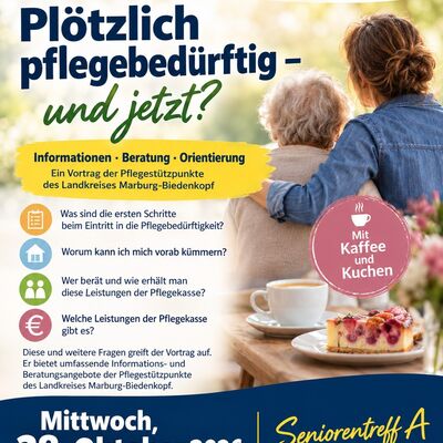 Pl&ouml;tzlich pflegebed&uuml;rftig