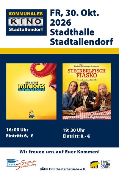 Bild vergr&ouml;&szlig;ern: Kommunales Kino Oktober 2026