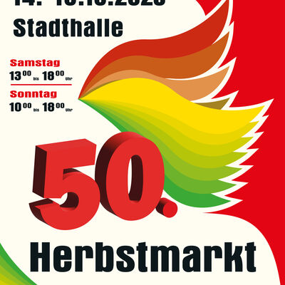 50. Herbstmarkt plakat